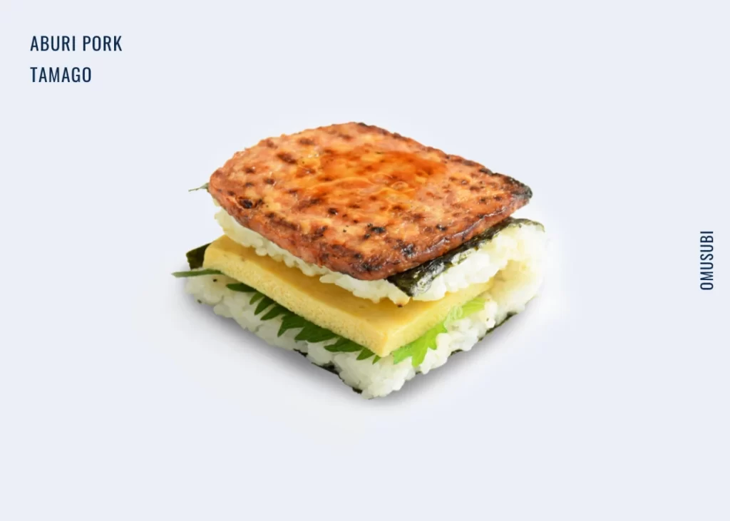 おにまるのおにぎり：ポーク＆卵