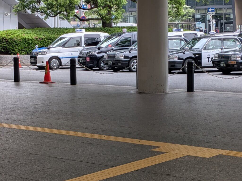 JR名古屋駅の高島屋側のタクシー乗り場