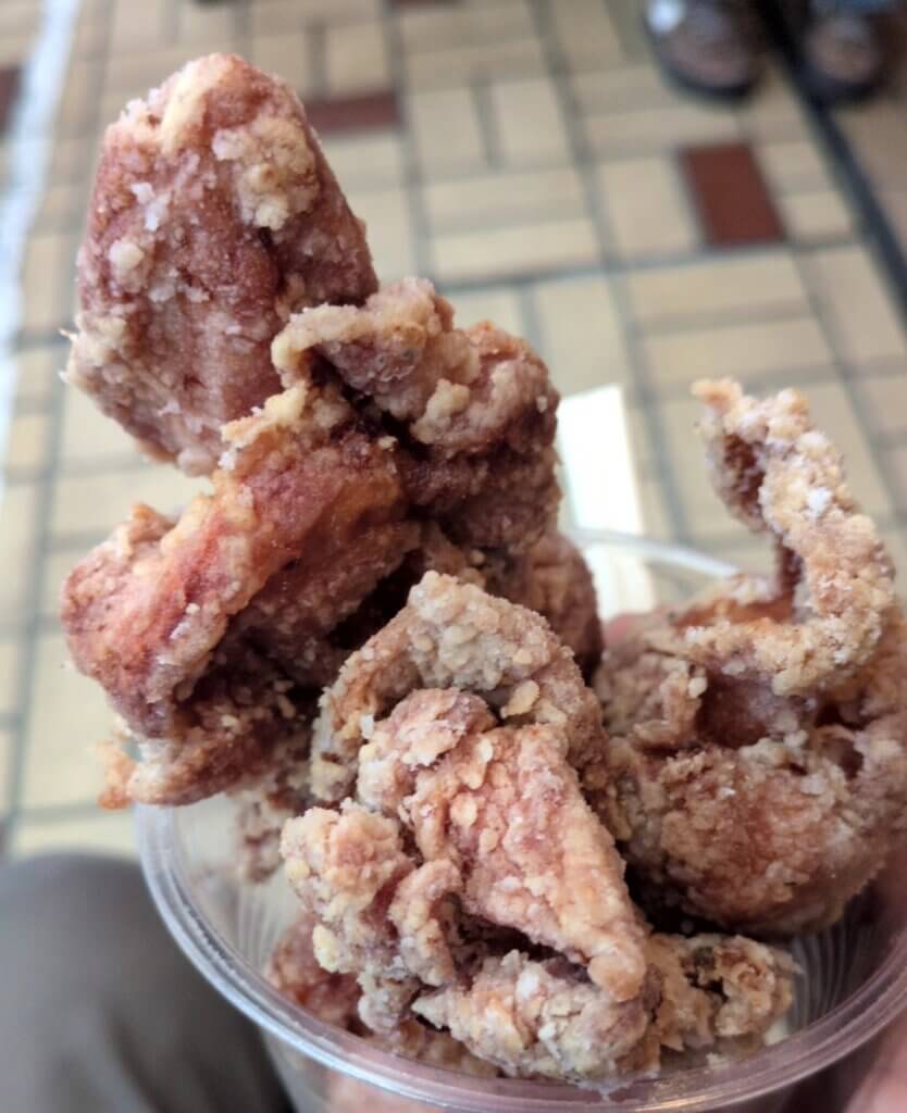 大須商店街:鶏金商店の鶏金からあげ