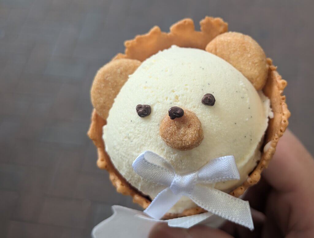 大須のカフェ:pause pauseのアニマルアイスクリーム