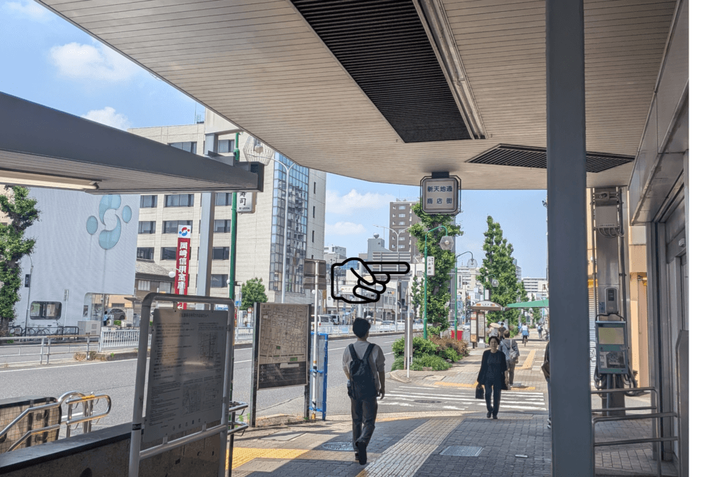 地下鉄:上前津駅の8番出口を